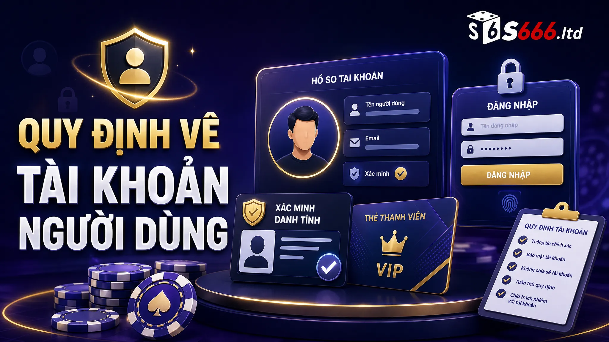 Quy định về tài khoản người dùng